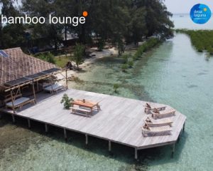 Bamboo Lounge Pulau Desa Laguna Resort